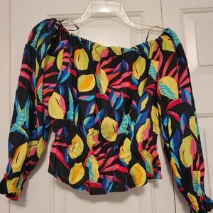 Tabitha brown lemon print top
